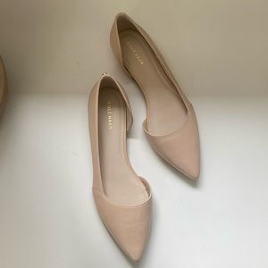 Cole Haan Womens d’orsay Nude Flats (7.5) - New!